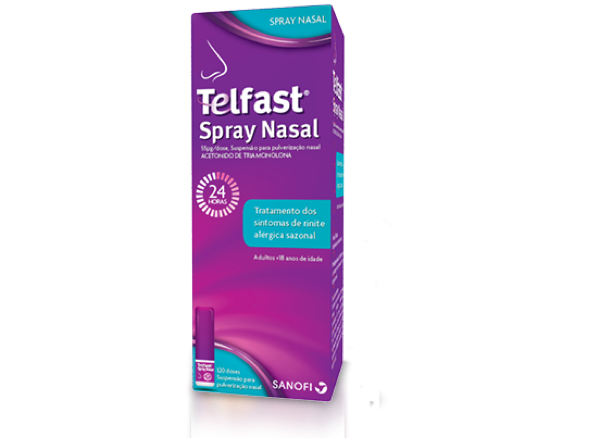 Telfast Spray Nasal (120 doses), 55 mcg/dose x 1 susp pulv nasal