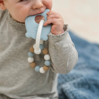 Nattou Roca Silicone Urso Azul