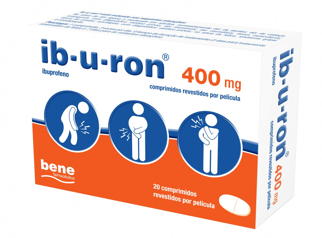 Ib-u-ron 400 mg 20 Comprimidos Revestidos