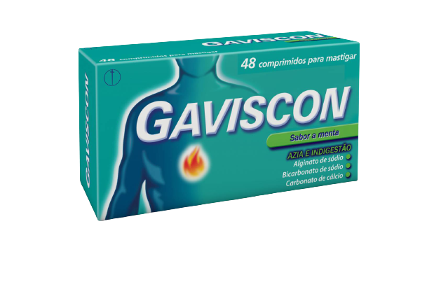 Gaviscon 250/133,5/80 mg x 48 comprimidos para mastigar