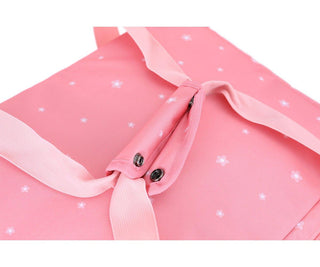 Lancheira térmica grande Tutete com padrão floral e alças ajustáveis