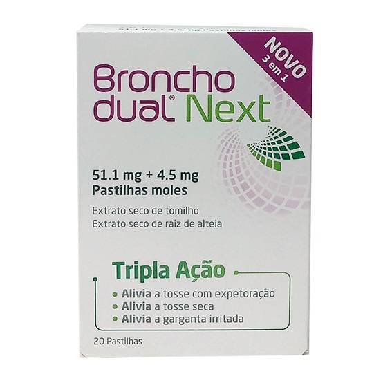 Bronchodual Next 20 pastilhas