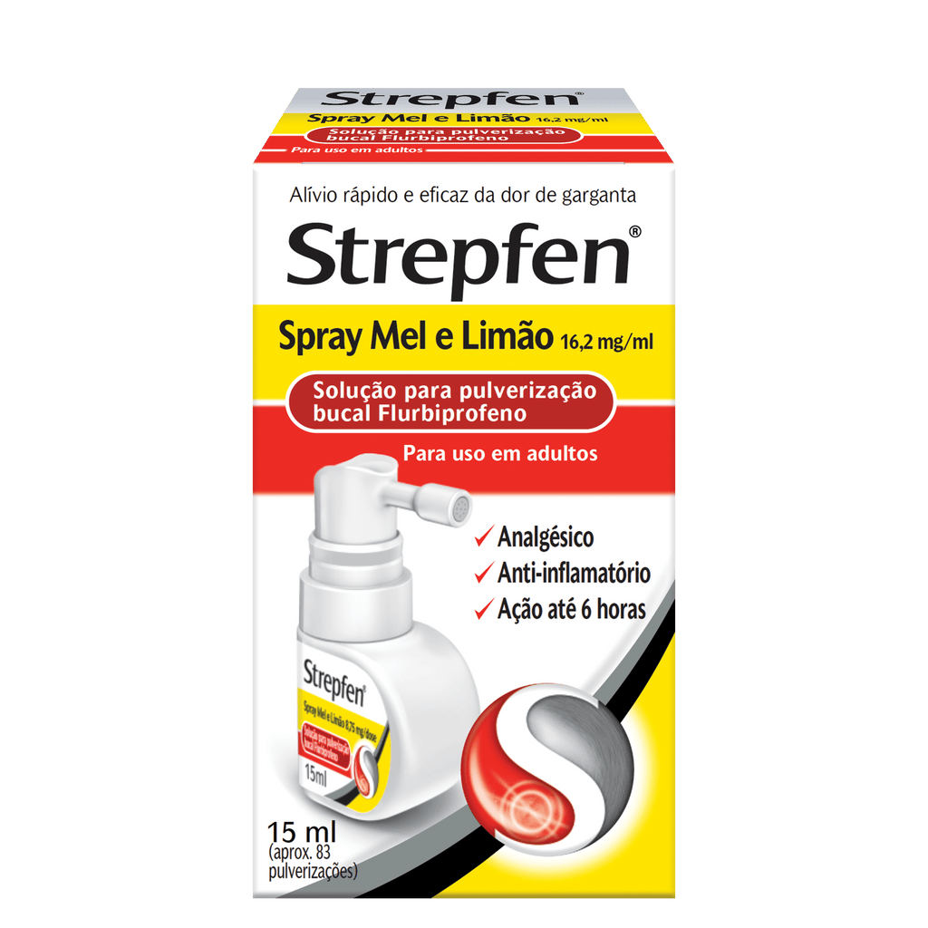 Strepfen Spray Mel e Limão 15ml