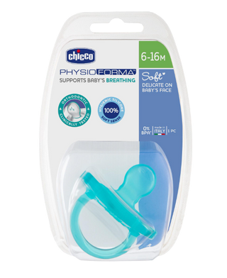 Chicco Chupeta Physio Soft 6-16 meses Azul