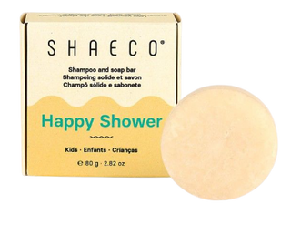 Shaeco Happy Shower Gel Champô Sólido 2 em 1 Kids 80g