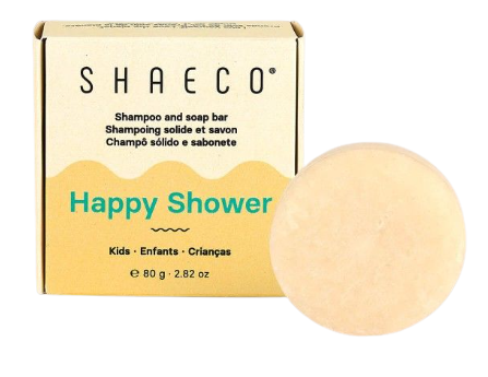 Shaeco Happy Shower Gel Champô Sólido 2 em 1 Kids 80g