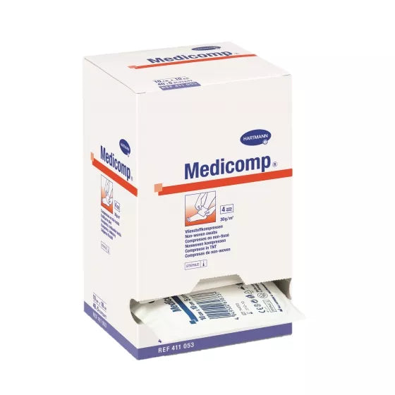 Medicomp Compressas Não Tecido Esterilizadas 5x5cm 50 unidades