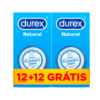 Durex Preservativos Natural Plus 12 + 12 (OFERTA)