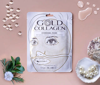 Gold Collagen Máscara Hidratante de Hidrogel 1 unidade