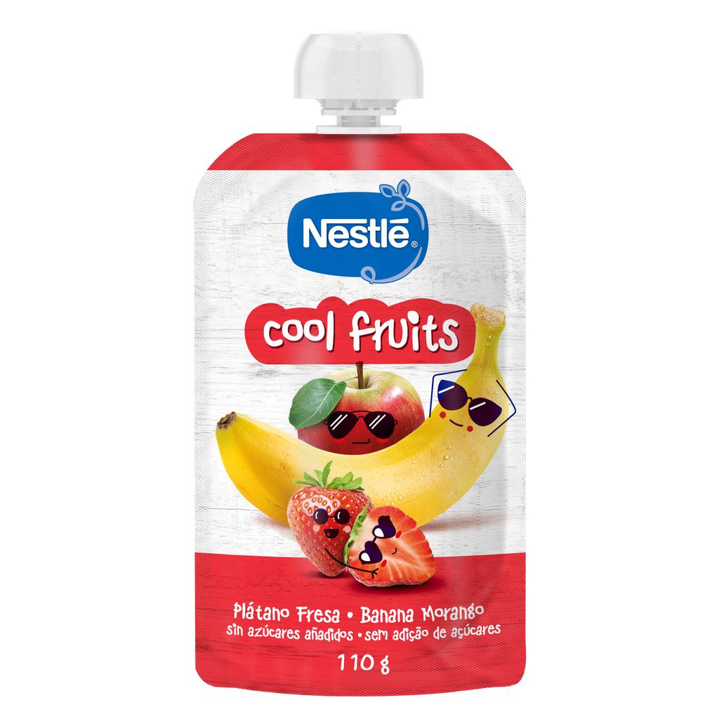 Nestlé Cool Fruits Banana Morango 110g