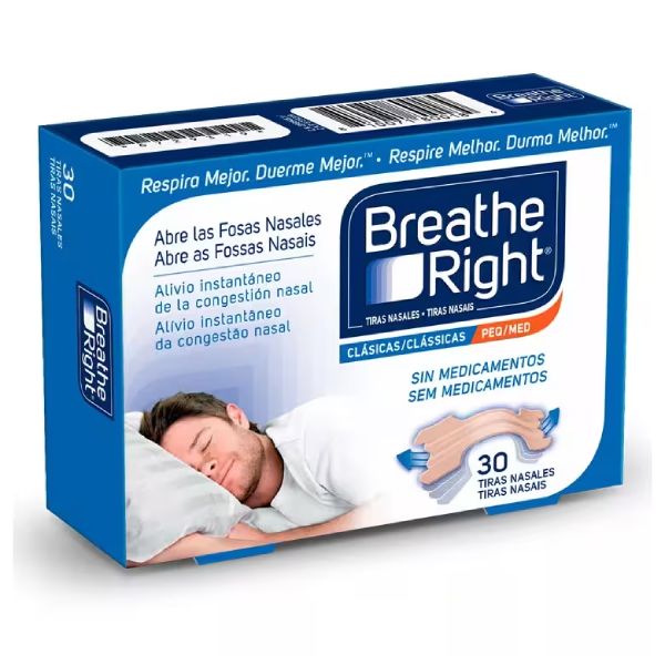 Breathe Right Penso Nasal Grande (X10 Unidades)
