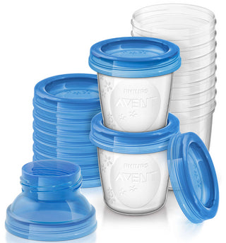 Philips Avent  Conjunto Recipientes de Conservação Leite Materno 180 mL 10 unidades