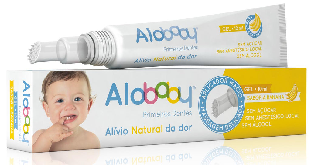 Alobaby Primeiros Dentes Gel Alívio Natural 10 mL