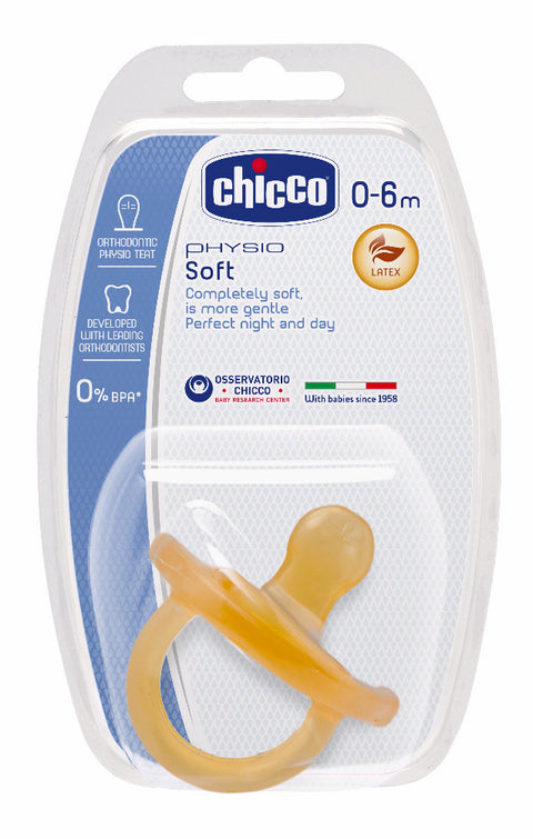 Chicco Chupeta Physio Soft 0-6 meses Látex