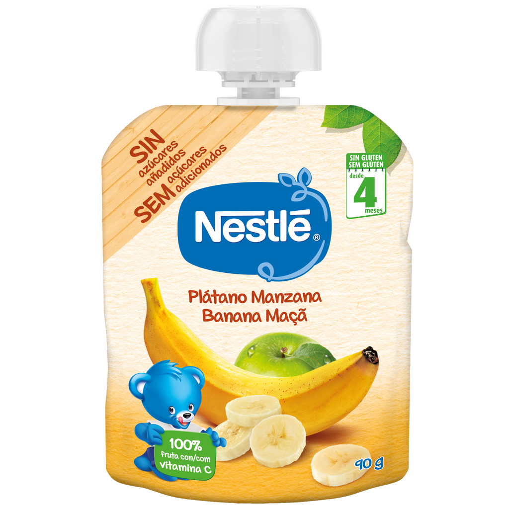 Nestle Naturnes Banana Maça 90 g