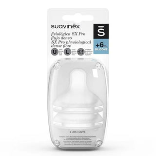 Suavinex Sx Pro Tetina Fisiológica +6 meses Fluxo Rápido x2