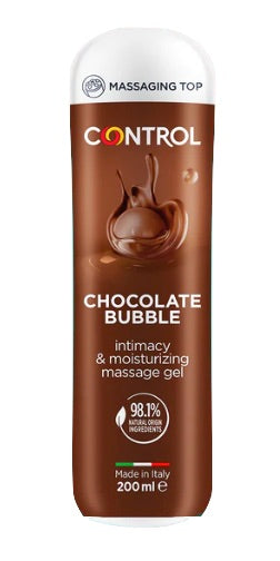 Control Bubble Chocolate Gel de Massagem 3 em 1 200 mL