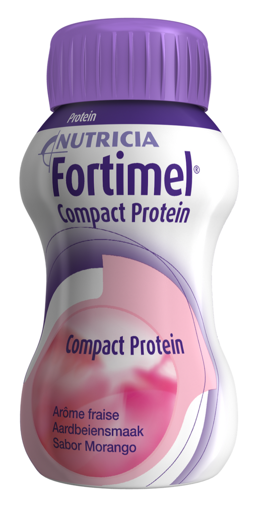 Fortimel Compact Protein Morango 4 x 125mL