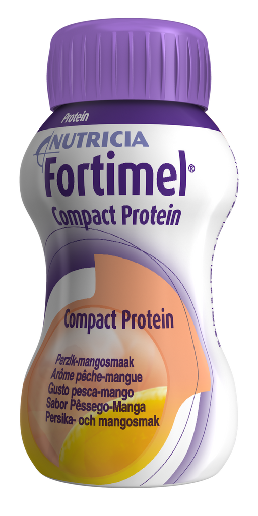 Fortimel Compact Protein Pêssego/Manga 4 x 125mL