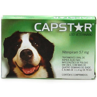 Capstar 57 Mg para Cães Grandes x6 Comprimidos