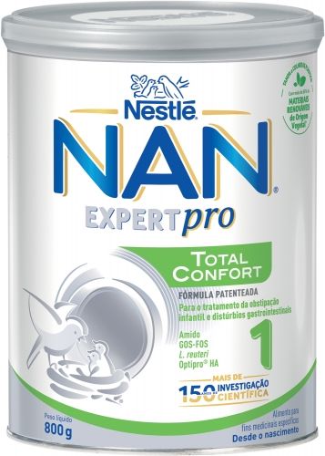 Nestlé NAN Total Confort 1 800 g X 6 (17.90€ / lata)