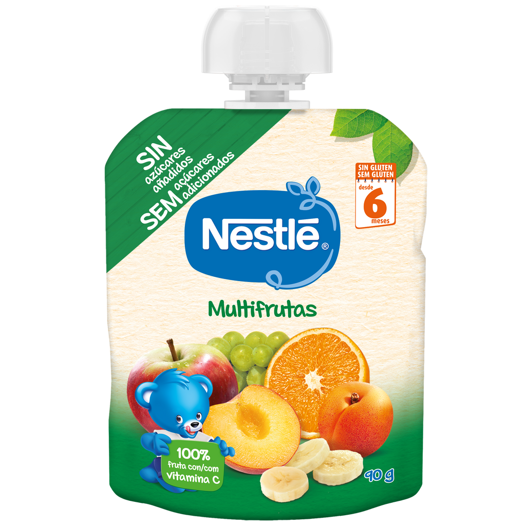 Nestle Pacotinho Multifrutas 90g 6M+