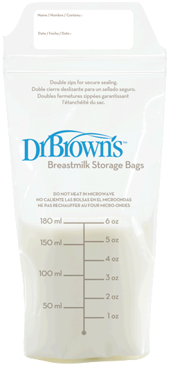 Dr Browns Saco de Conservação para Leite Materno 25 unidades