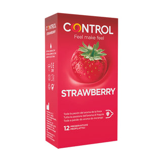 Control Preservativo Morango x 12 Unidades