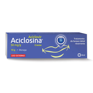 Aciclosina (Aciclovir) Creme 50 mg/g 10g