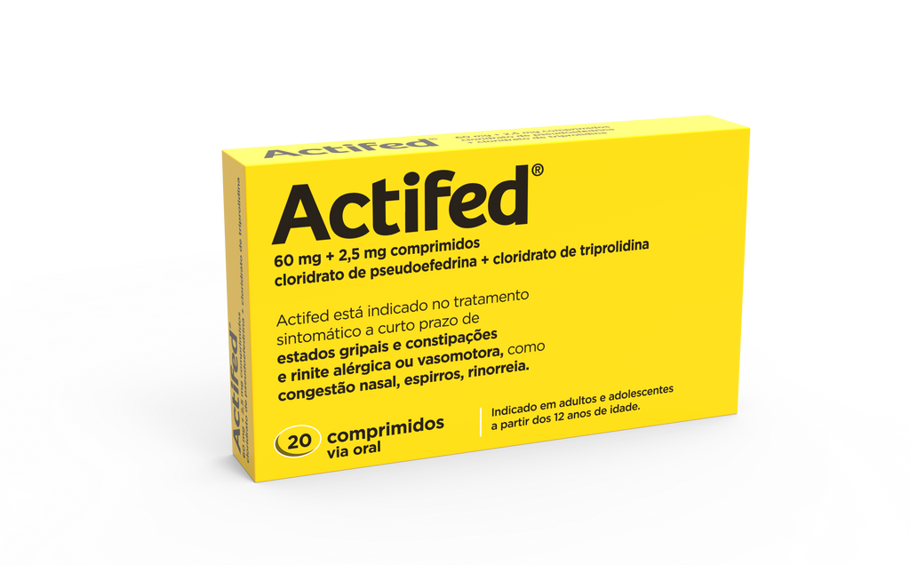 Actifed, 60/2,5 mg x 20 comp