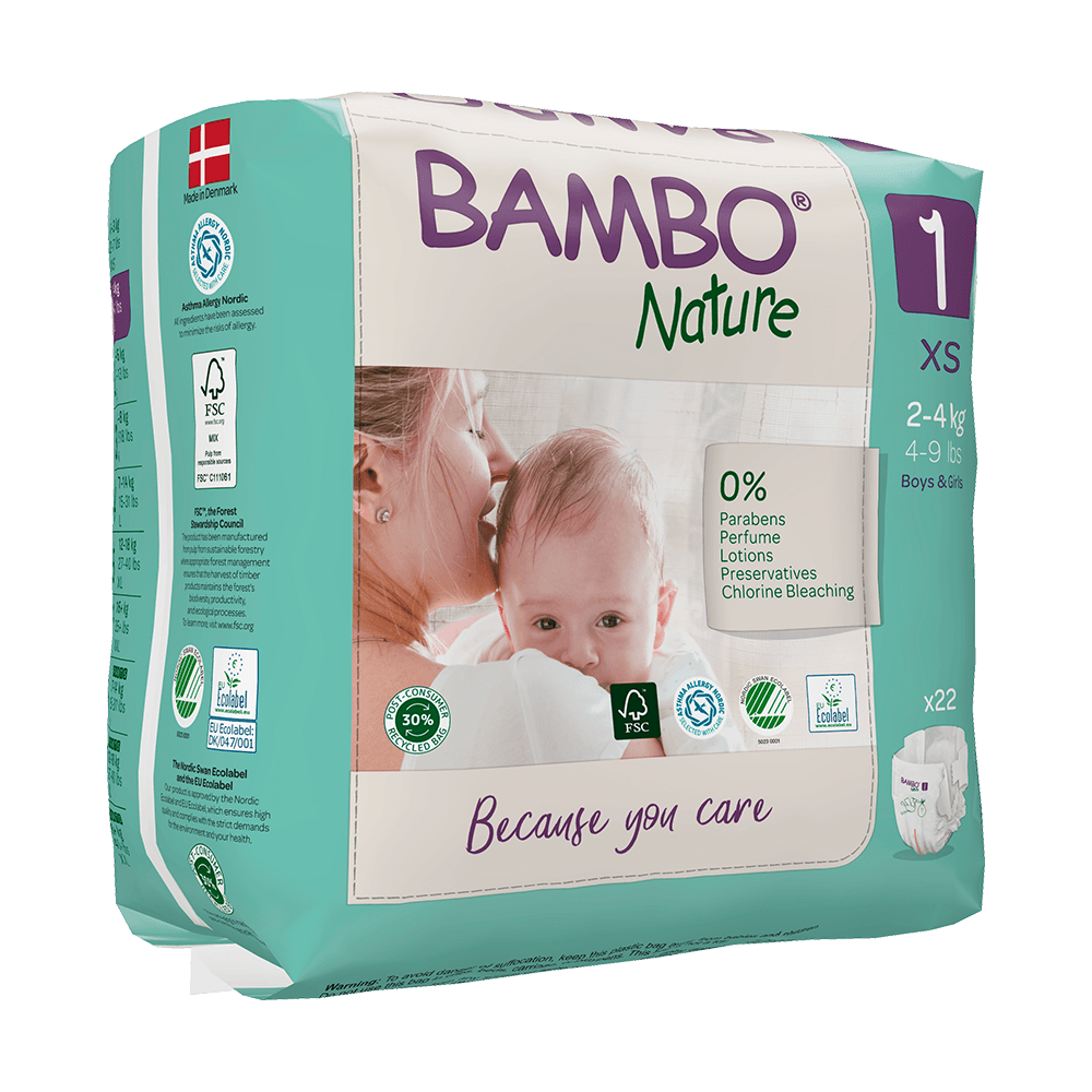 Bambo Nature T1 22 Fraldas - (0.23€/fralda)