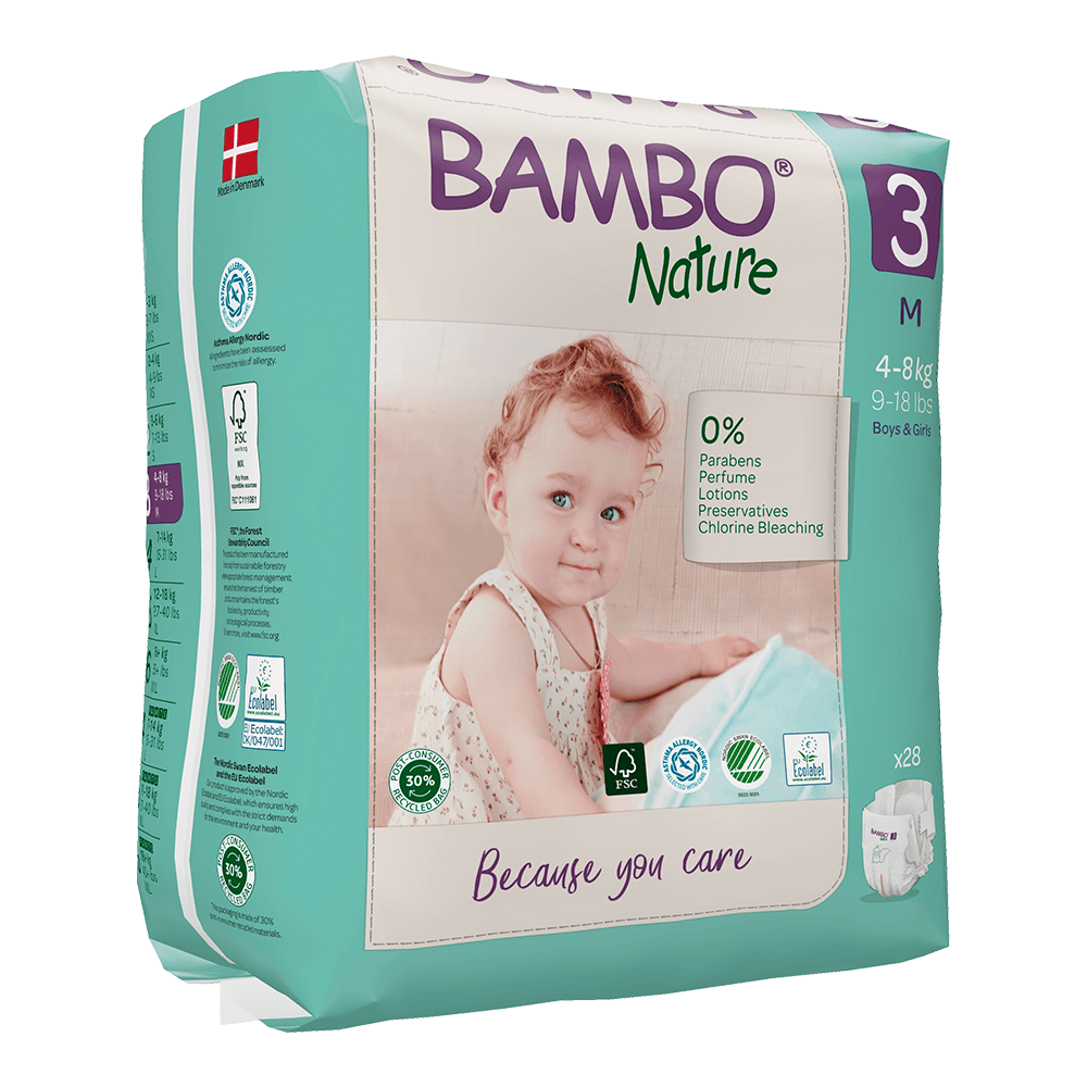 Bambo Nature T3 28 Fraldas - (0.25€/fralda)