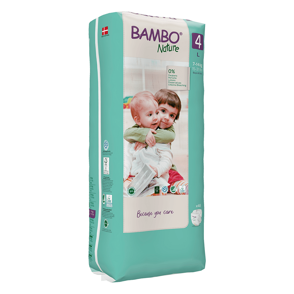 Bambo Nature T4 Pack XL 48 Fraldas - (0.27€/fralda)