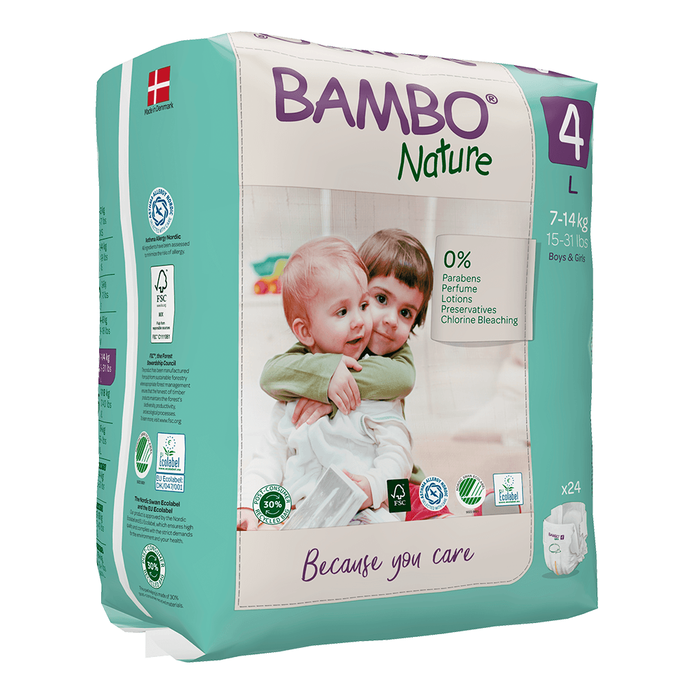 Bambo Nature T4 24 Fraldas - (0.29€/fralda)