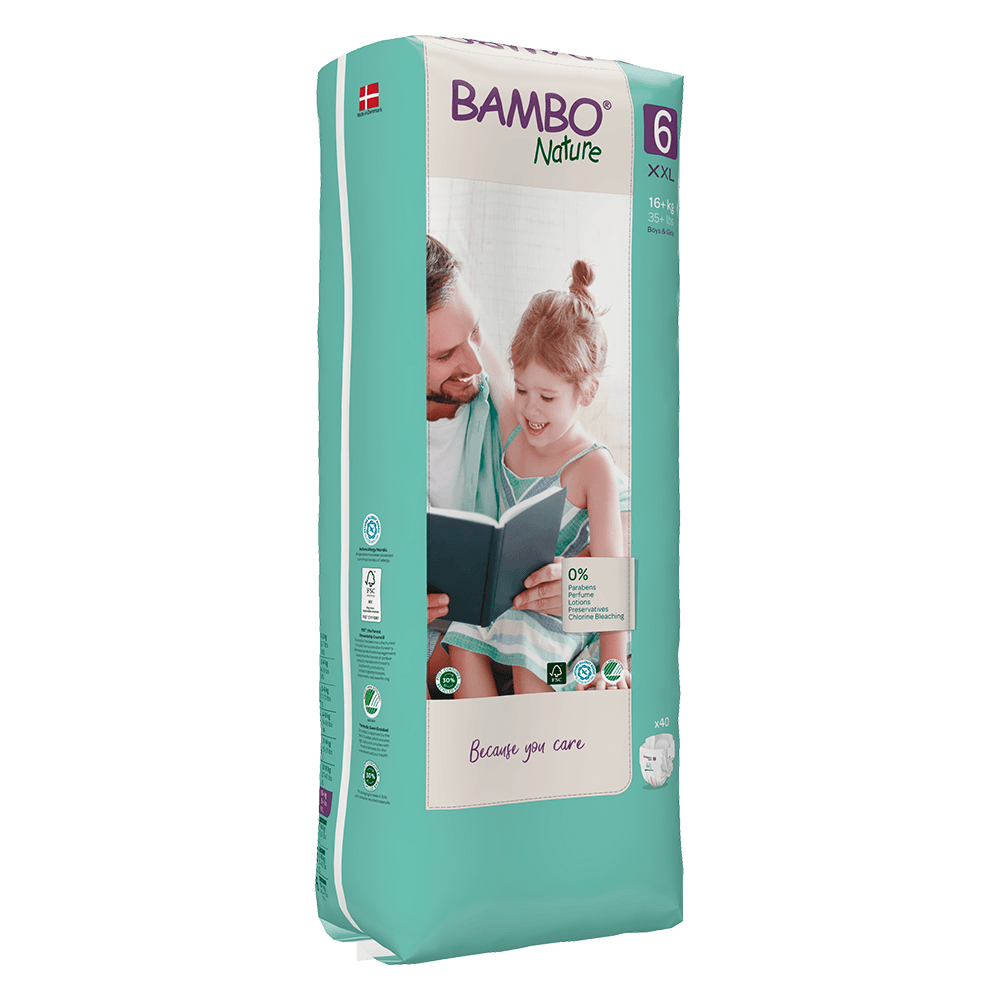 Bambo Nature T6 Pack XL 40 Fraldas - (0.32€/fralda)