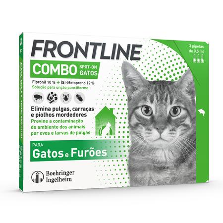 Frontline Combo Spot-On Gato 0,5 mL x 3 pipetas