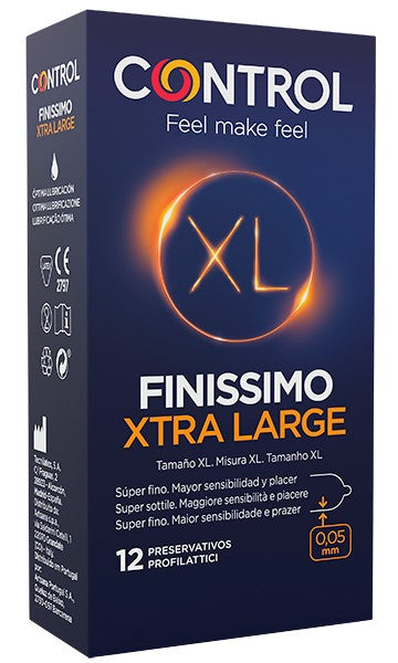 Control Preservativo Finissimo XL x 12 unidades