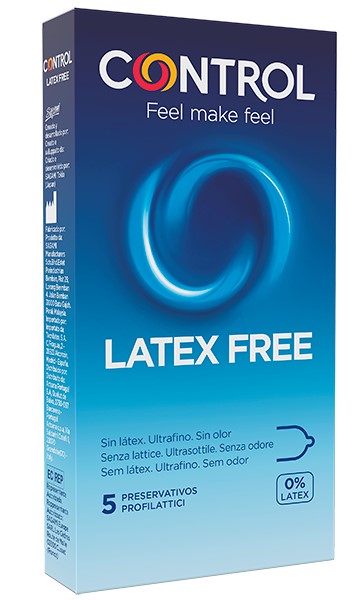 Control Preservativo Látex Free x 5 unidades