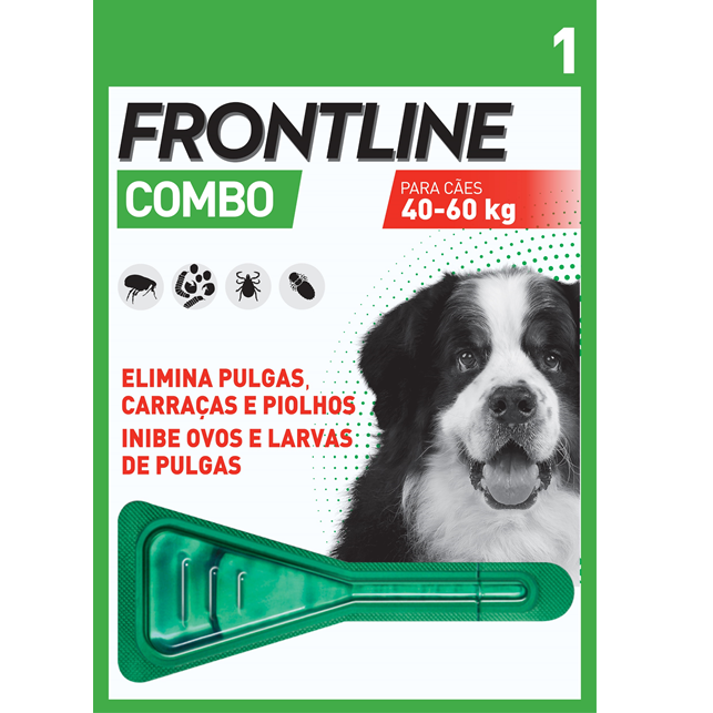 Frontline Combo Cão 40-60kg 4,02 mL x 1 pipeta
