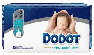 Dodot Pro-Sensitive+ Fraldas Tamanho 0 38 Fraldas