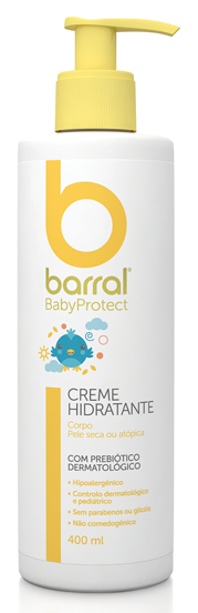 Barral Babyprotect Creme de Banho 500 mL + Creme Hidratante 400 mL + Mochila (OFERTA)