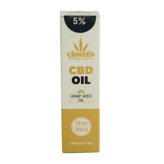 CBweed Óleo CBD com sementes de Cânhamo 5%  10mL