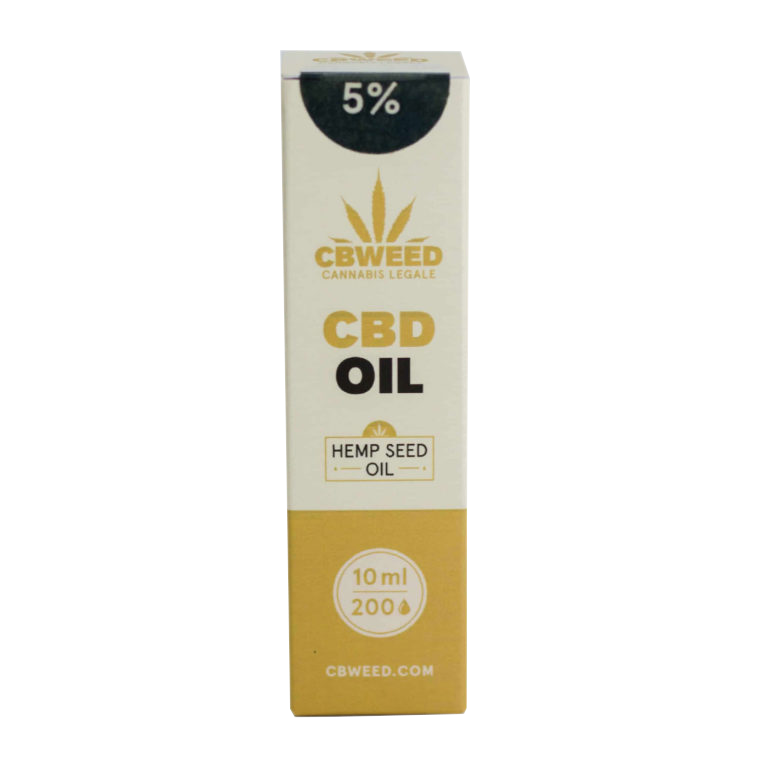 CBweed Óleo CBD com sementes de Cânhamo 5%  10mL