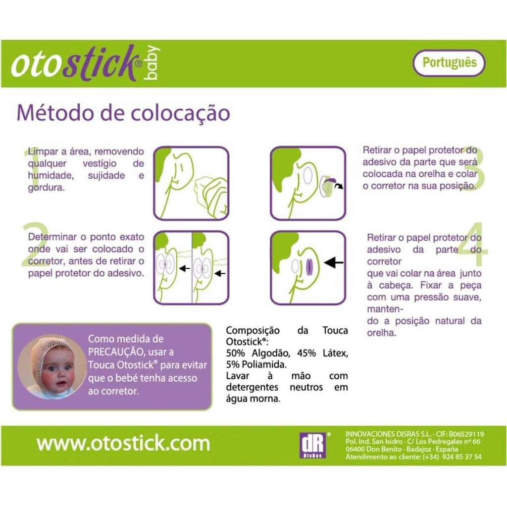 Otostick Bebé Corretor Estético de Orelhas 8 Unidades