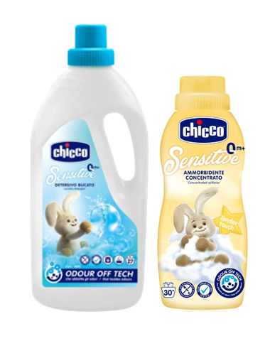 Chicco Pack Detergente + Amaciador Baunilha 750 mL