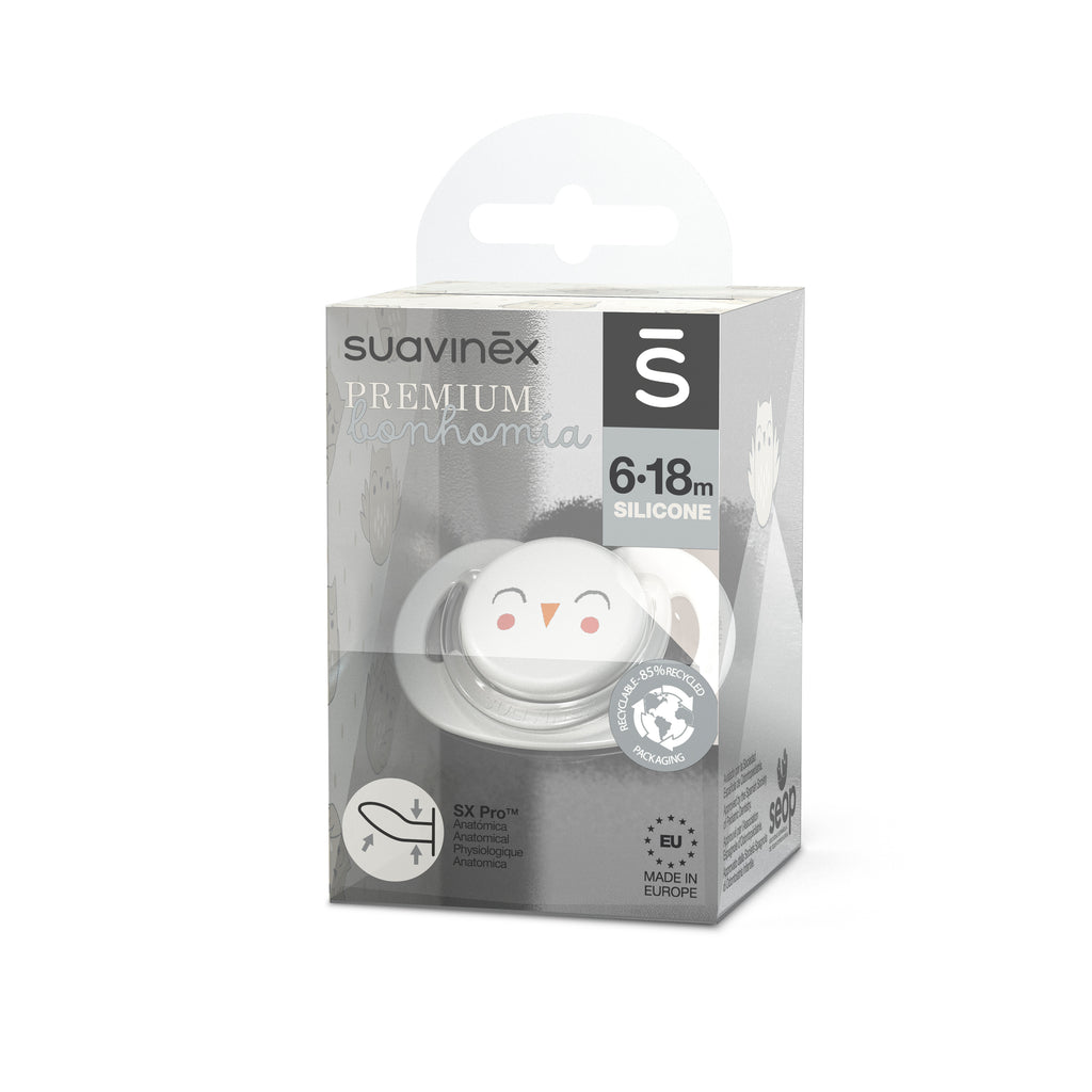 Suavinex Premium Chupeta Anatómica 6-18 meses Branco