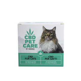 CBweed Cápsulas CBD para Gatos 4% 100 caps