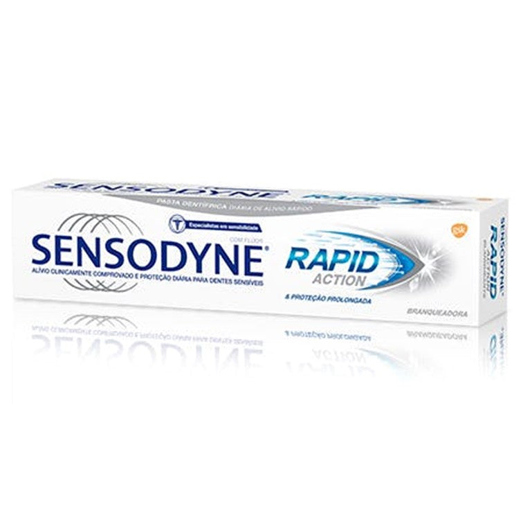 Sensodyne Rapid Action Branqueadora Pasta Dentífrica 75 mL