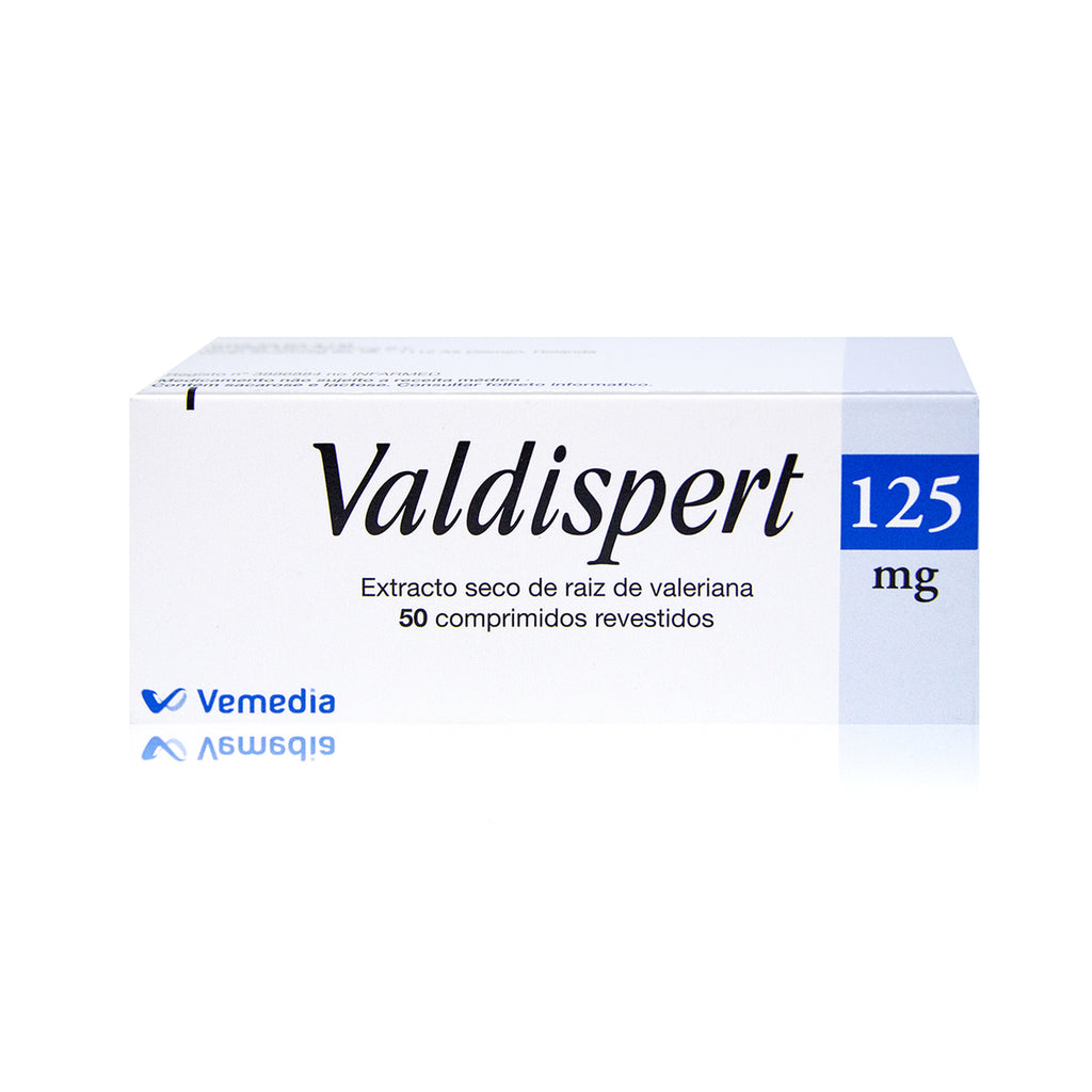 Valdispert 125 mg 50 comprimidos revestidos