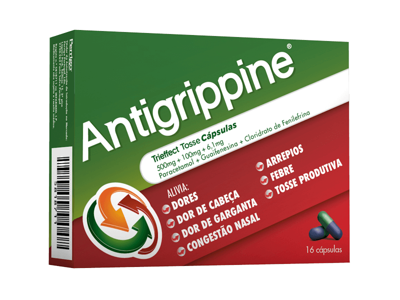 Antigrippine Trieffect Tosse 16 cápsulas